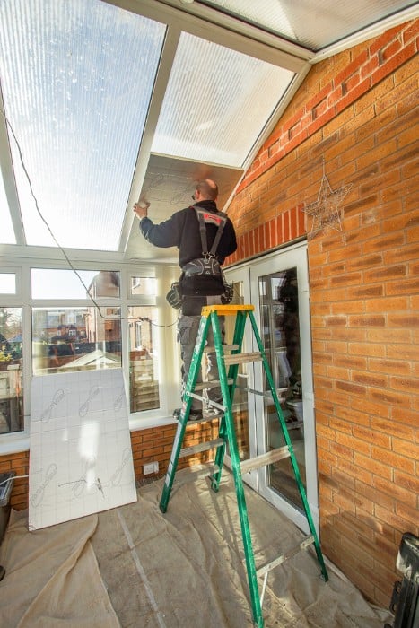 fitting conservatory panels