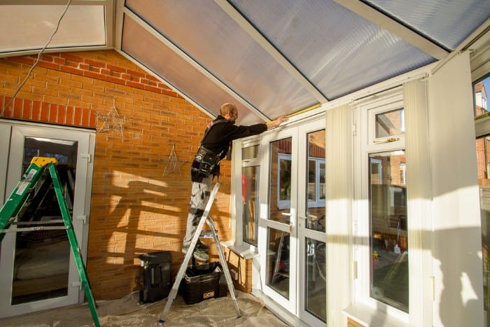 measuring for conservatory insulation